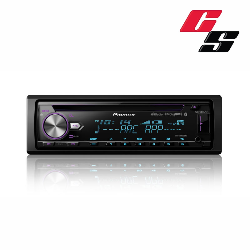Pioneer Single Din In-Dash CD/CD-R/Rw, MP3/Wma/Wav Am/FM Front  USB/Auxiliary Input MIXTRAX and Arc Support Car Stereo Receiver Detachable  Face Plate